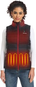 ORORO Women’s Heated Vest, Black – Size Small