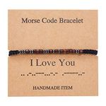 Fashion Morse Code Bracelets I Love You Lover Couple Bracelet for Women Men Family Friendship Charm Hand Jewelry Accessories