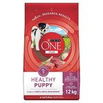 Purina ONE +Plus Dry Puppy Food with Lamb - 12 kg Bag