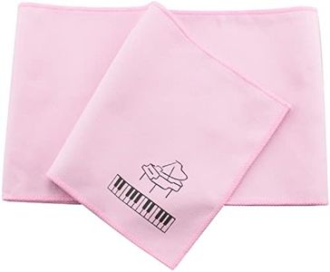 Ruiwaer Pink Piano Keys Cover Keyboard Dust Proof Flannel Cloth for 88 Keys Electronic Keyboard, Digital Piano, Yamaha, Casio, Roland, Consoles