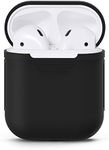 DGBAY Apple AirPods Silicone Waterproof Case Shock Proof Protecitive Cover,Resistant Cover Case for Apple AirPods,iPhone 7/7P/8/8P (Black)