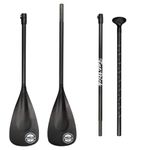 fatstick 4 Piece Carbon Shaft Paddle Board & Kayak Conversion Paddle - 60% Carbon Shaft with PU Blade - Made for SUP & Kayaking