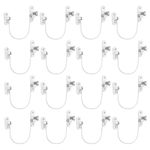 16Pcs Window Restrictor Locks for Kids Window Restrictors UPVC Baby Security Window Locks with Screws Keys for Baby Child Children Safety, Window Locks Door Locks for Home Public School and Commercial