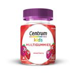 Centrum Kids Multivitamins, Multivitamin Gummies for Kids, 30 Multigummies, Vitamins with 10 Essential Nutrients, including Vitamin C and D, Mixed berry flavour (Packaging may vary)