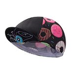 BikingBros Funny Cycling Cap - Polyester Food Cycling Hat-Under Helmet - Cycling Helmet Liner Breathable&Sweat Uptake