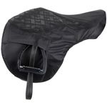 LeMieux ProKit Ride On GP Saddle Cover in Black with Silicone Grip Seat, Waterproof Polyester Outer & Fleece Lining - One Size