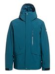 Quiksilver Snow Jacket MISSION SOLID Men Blue XS