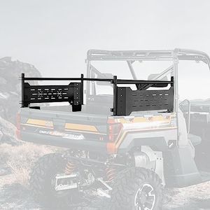 KEMIMOTO Rear Cargo Rack Compatible with Polaris Ranger, Heavy Duty Bed Rack Compatible with Polaris Ranger 1000 / XP 1000 / XP 900 / XP 570