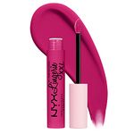 NYX Professional Makeup Lip Lingerie XXL, Long Lasting Matte Liquid Lipstick, Vegan Formula*, Pink Hit