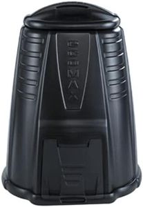 Outdoor Garden Compost Bin 220L, Strata GN332 Cylindrical Composter with Hatch Door
