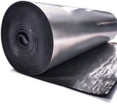 Car Heat Sound Deadening Insulation Mat,394 Mil 108 Sqft Automobile Sound Deadening & Heat Insulation Material for Auto Hood Engine Roof Door and Trunk,40in x 394in, Aluminum Foil Finish
