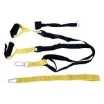 AVON Fitx Professional All in one Suspension Trainer, Full Body Weight Resistance System Lightweight & Portable Build Muscle, Burn Fat, Improve Cardio (Yellow)