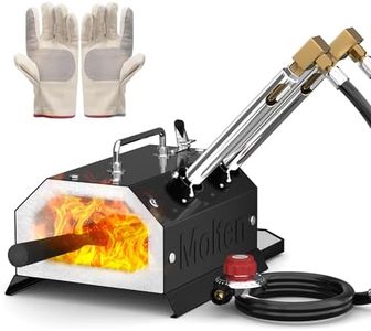 MMasters 2 Burner Propane Forge 2600°F Gas Forge for Blacksmithing and Knife Making Kit – Dual Burner Set with Fast Heating for Bladesmithing and Metalworking Tools and Equipment