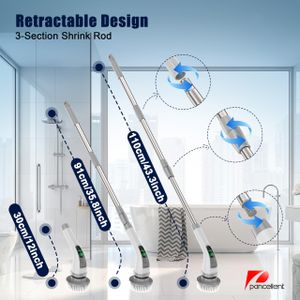Pancellent Electric Spin Scrubber – Cordless Power Cleaning Brush