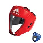 adidas Unisex's AIBA Approved Boxing Head Guard, Red, Large