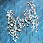 Expressions Craft Chipboard Cutouts & Embellishments for Mixed Media/Scrapbooking/Cardmaking & Other DIY Crafts - Swirls BG SF2...