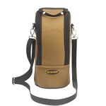 DLD-K Padded Thick Water-Resistant Lens Pouch Bag Case for Protect DSLR Camera Lens with Shoulder Strap For Canon 70-200/2.8 / Nikon 70-200/2.8 (Khaki)