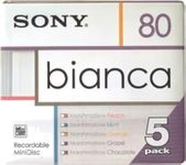 Sony Bianca 5-pack 80 Min. MiniDiscs