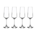 Villeroy & Boch – Ovid Champagne Glass Set 4 Pieces 250 ml, Dishwasher Safe, Prosecco Glasses, Flute Glass, Crystal Glass