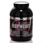 Boditronics Mass Attack Heavyweight Mass Gainer Powder for High Protein and High-Calorie Weight Gainer Protein Powder with 5g Creatine, BCAA, Glutamine and Beta Alanine (Strawberries and Cream)