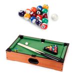 JN Creations Mini Pool Table for Adults and Kids - 20/27 Inch Portable Billiard Game - Perfect for Home, Game Rooms, and More (20 inch)