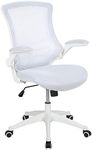 Flash Furniture Mid-Back White Mesh