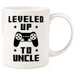 Uncle Gift Uncle Announcement Gift Coffee Mug First Time Uncle Coffee Mugs Uncle Pregnancy Baby Announcement Coffee Cup New Uncle Mug for Brother Fathers Day Birthday Christmas Gift Ideas from Niece Nephew Mug