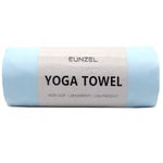 Hot Yoga Towel Non Slip Yoga Mat Towel Non-Slip Sweat Absorbent Microfiber Towel for Hot Yoga, Pilates and Workout 72" x 26.5", Blue