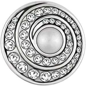 Ginger Snaps Twirl Pearl Clear SN31-43 (Standard Size) Interchangeable Jewelry Accessories
