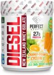 DIESEL 100% New Zealand Whey Protein Isolate, Grass-Fed & Pasture Raised (Orange Cream Cyclone, 360gm)