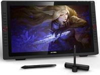 XP-PEN Artist24 Pro 23.8" Gracphic Tablet Pen Display 2K QHD Drawing Monitor with 2 Red Dials, 20 Shortcut Keys, 8192 Levels Battery-free Stylus Supports Tilt Function