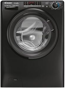 Candy CSOW4856TWMBB680 Freestanding Washer Dryer with LED Display, 8 or 5kg Load, 1400RPM, Speed Driver Motor, Black, D or A Rated