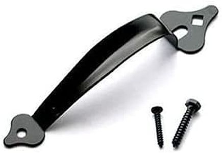 NMI Fence - Stainless Steel Gate Handles for Wood, Vinyl, & Ornamental Gates - Black - NW38396-SSB - Nationwide Industries