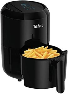 Tefal Easy Fry, Compact Digital Health Air Fryer, 6 Programs, 0.4 kg Capacity, Dishwasher safe parts, Black, EY301840