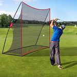 ZENY Golf Net 10x7 feet Golf Hitting Net for Backyard Driving Range, Indoor Outdoor, Garage Golf Practice Net with Carrying Bag