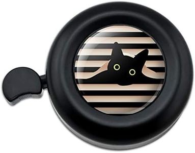 GRAPHICS & MORE Black Cat in Window Bicycle Handlebar Bike Bell