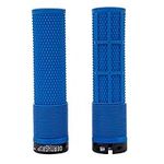 DMR Brendog DeathGrip Flangeless Lock-On Mountain Bike MTB Grips - Royal (Thick)