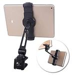 Ledetech Aluminum Tablet Stand Holder Clamp Mount Bracket Compatible with 4.7~12.9" iPad Air Pro mini, Phone (BLACK)