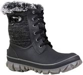 BOGS Womens Arcata Knit Winter Boots, Black Multi, 6 US