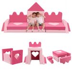 20pcs Modular Kids Play Couch, Kids Couch Building Fort, Foam Couch for Kids, Sectional Sofa for Toddlers, Convertible Foam and Floor Cushion for Boys and Girls