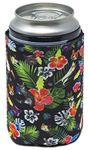 Funny Guy Mugs Hawaiian Cat Collapsible Neoprene Can Coolie - Drink Cooler