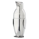 HIC Penguin Cocktail Shaker, 18/8 Stainless Steel, 18-Ounce