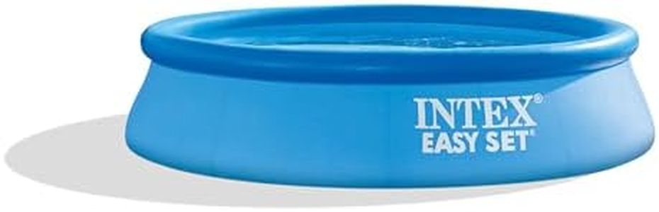 Intex 28106EH 8 X 2 Foot Easy Set Inflatable Circular Vinyl Swimming Pool, Blue