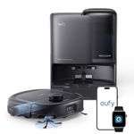 eufy Robot Vacuum E25, HydroJet System with Roller Mop, 20,000 Pa Turbo High Suction, All-in-One Robot Vacuum and Mop Combo for Home, Edge-to-Corner Cleaning, Zero-Tangle Design, AI Obstacle Avoidance