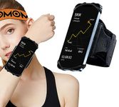 HLOMOM Running Phone Holder,Sports Phone Wristband 360° Rotation & Detachable for iPhone 15/14/13 Pro/12 Pro/11Pro Max/XS/XR/8/7/6s Plus,Samsung Galaxy Suit for 4''-6.5'' Cellphone(S)