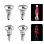 Lava Lamp Bulb 30W, 4 Pack R39 Reflector Bulbs, Dimmable Small Edison Screw SES Spot Light Bulbs, 310 Lumens, Warm White 2700K, 230V