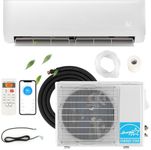 24K Btu Mini Split AC/Heating System, 21SEER2 Wall-mounted Air Conditioner Heat Pump, App Control & Works w/Alexa, Cool up to 1500 sq.ft, Energy Star