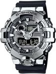 Casio G-Shock G-Steel Silver Analog Digital Mens Watch GM700-1A, Silver, Strap