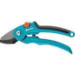 Gardena 8855 Anvil Pruners, 18mm Pruning Shears, Stainless Steel Blades, Made in Germany