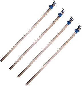 AB Tools Morsetto in alluminio da 1500 mm con impugnatura da banco da lavoro, 4 pezzi